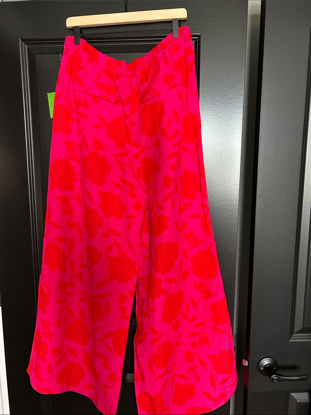 kate spade Pink and Red Floral Pants new with Tag XXL